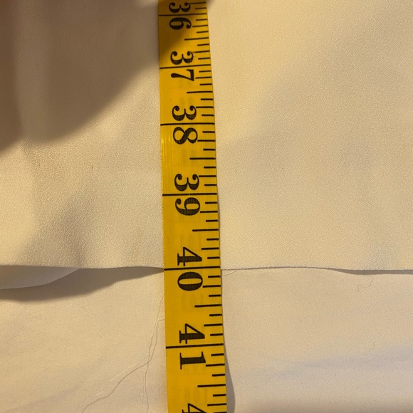 Theory White Faux Wrap Draped Dress - Picture 6 of 8